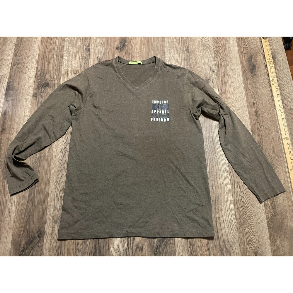 Free Zone Shirt, Boy's Youth XL, Green, Long Sleeve, Emperor Apparel Freedom
